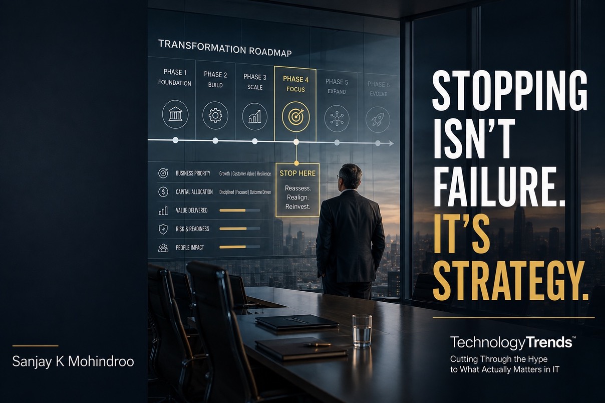 How to know when to stop a transformation program