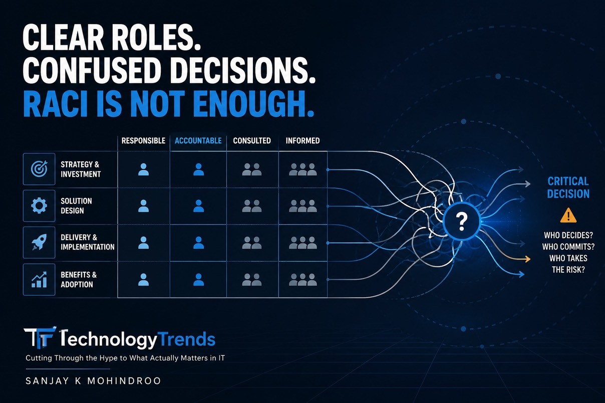 The RACI trap- why clear roles still produce confusion