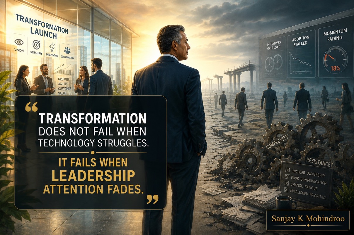 Why most transformation programs lose momentum after year one 